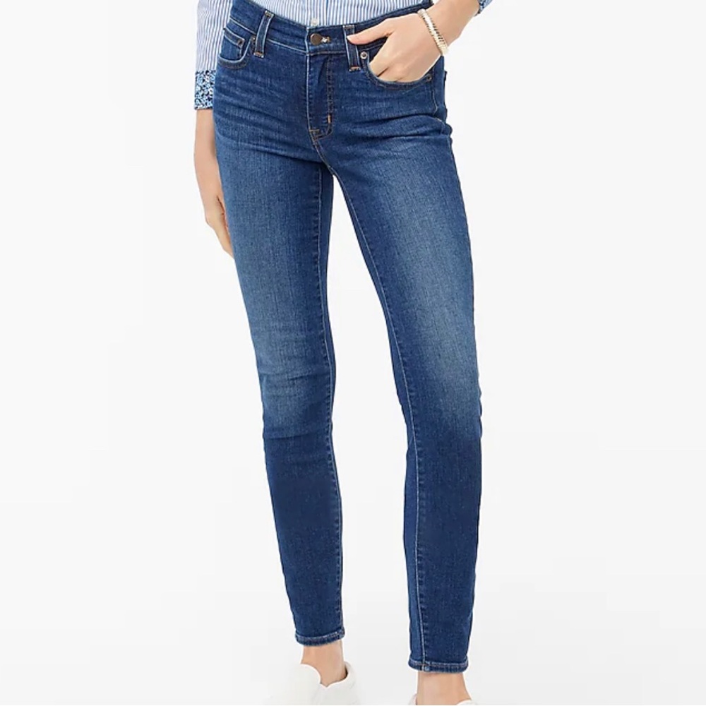J. CREW Indigo Toothpick Jean, 32 ☀️